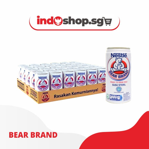 WHOLESALE Milk Carton | Bear Brand Susu Beruang | Indonesian Bear Milk (1 Carton 30 tins)