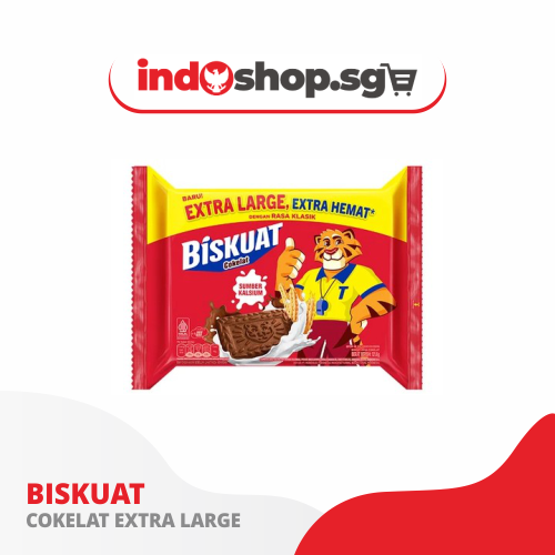 Tiger Delicious Biscuit Biskuat Original 106.4 gr dan Chocolate 121.6 g