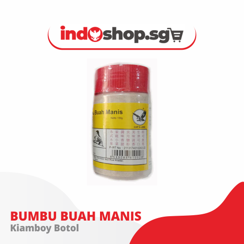 Bumbu Rujak, Garam Buah Manis Kiamboy Plum Cap Elang | Fruit Seasoning Powder | Rojak | Plum Powder #indoshop#