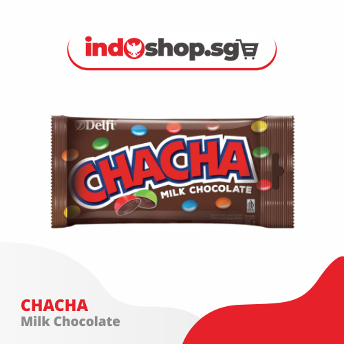 CHACHA Delfi Milk Chocolate Candy Coated Snack | Crunchy Chocolate Bites | Indonesian Sweet Treat