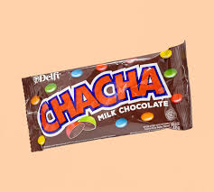CHACHA Delfi Milk Chocolate Candy Coated Snack | Crunchy Chocolate Bites | Indonesian Sweet Treat
