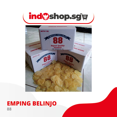 Melinjo Belinjo Cracker Raw | Emping Belinjo 88 Indonesia Lampung Export Quality | INDOSHOP