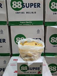 WHOLESALE Melinjo Belinjo Cracker Raw | Emping Belinjo 88 Export Quality | 1 CARTON 1KG 12 boxes