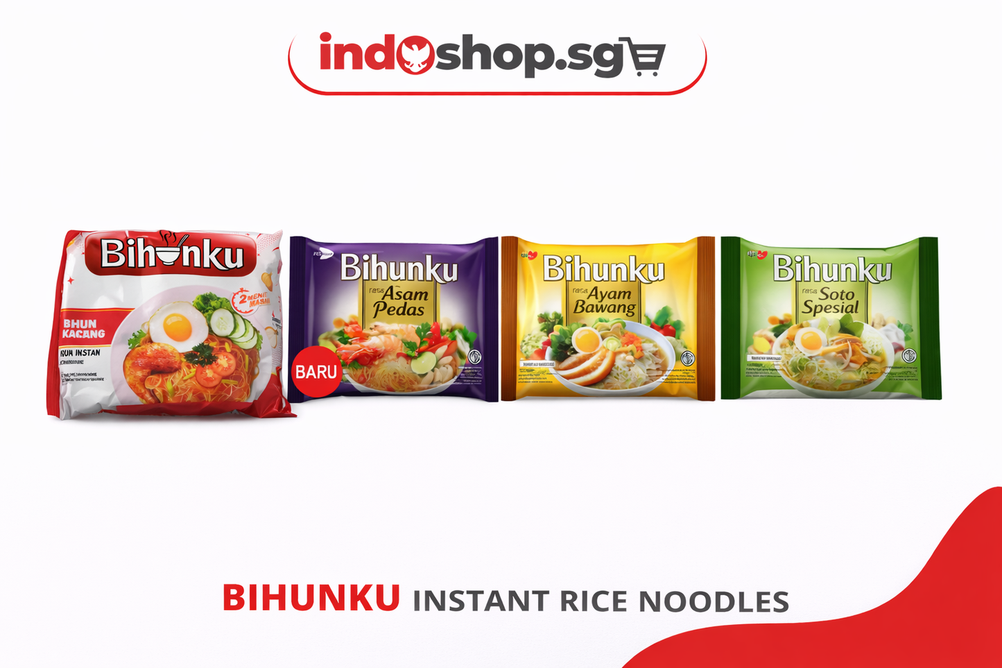 Instant Rice Noodles | Bihunku Halal |Indonesian Instant Rice Noodle