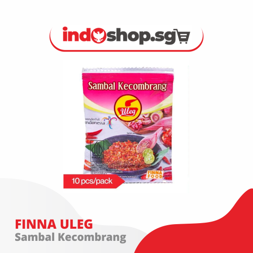 Uleg Sambal Terasi/ Sambel Ijo / Pedas / Kemiri/ Rawit/ Bawang/ Teri / Terasi / Kecombrang / Bajak (10sachet x 20g)