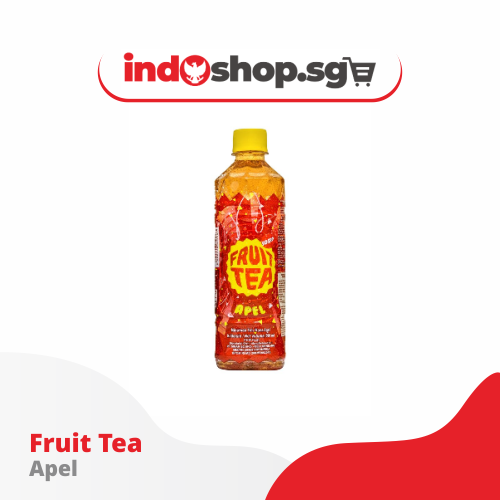 SOSRO Fruit Tea Apple 500ml | Indonesian Apple Flavored Tea Drink | Ready To Drink Fruit Tea | Refreshing Beverage