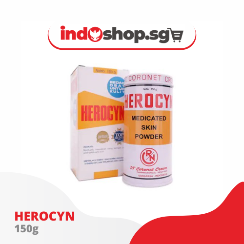 ✿ HEROCYN Medicated Skin Powder ✿ Bedak Obat Kulit | Relief for Itchy Skin & Prickly Heat Cooling & Soothing Powder | Family Skin Care