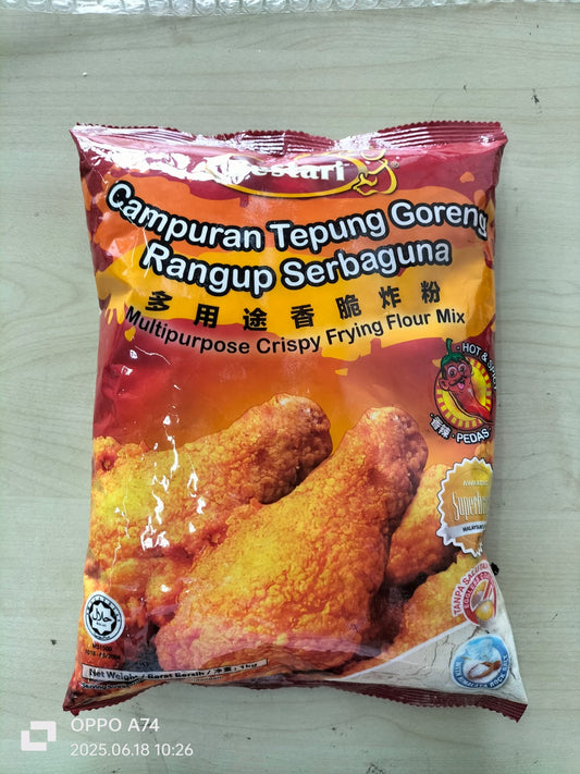Campuran Tepung Goreng Rangup Serbaguna Pedas