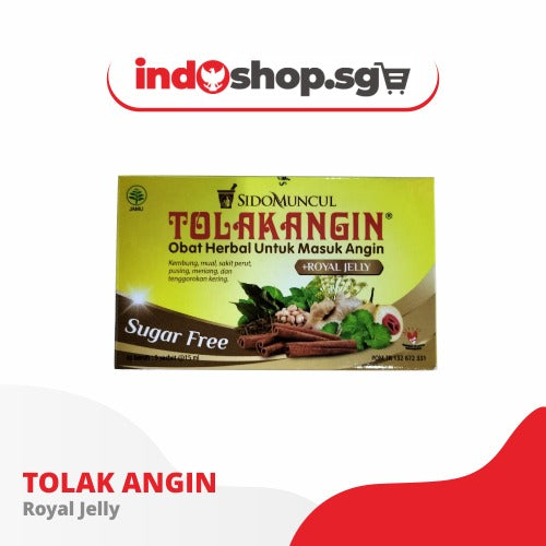 Herbal Remedy Cold Flu 1 Box 12 sachets | Tolak Angin Cair | Original Madu | Royal Jelly Sugar Free 5 sachets | Flu | Anak | Tolak Linu