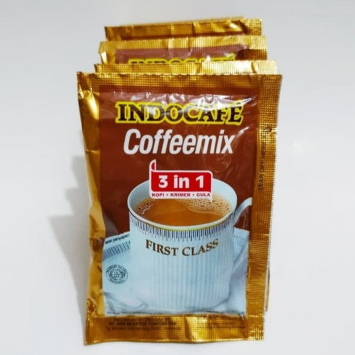 Instant Coffee with Creamer | Indocafe Coffeemix / Indocafe / 10 sachet ( 1 RENCENG )