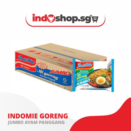 INDOMIE GORENG JUMBO CARTON @24 PCS | Instant Noodle | Indonesian Jumbo Instant Noodle