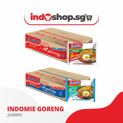 INDOMIE GORENG JUMBO CARTON @24 PCS | Instant Noodle | Indonesian Jumbo Instant Noodle