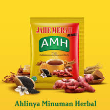 Jahe Merah AMH 1 renceng 10 sachets
