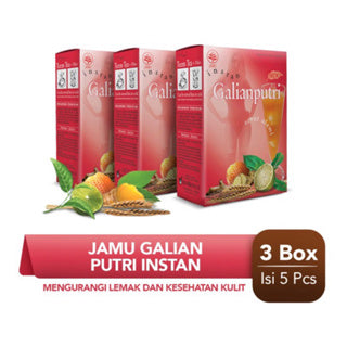 Jamu Galian Putri Instant 3x5’s - Mengurangi Lemak menyehatkan kuliit - SidoMuncul - Indoshop