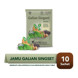 Jamu Galian Singset 10’s - Mengurangi Lemak Tubuh - SidoMuncul - Indoshop