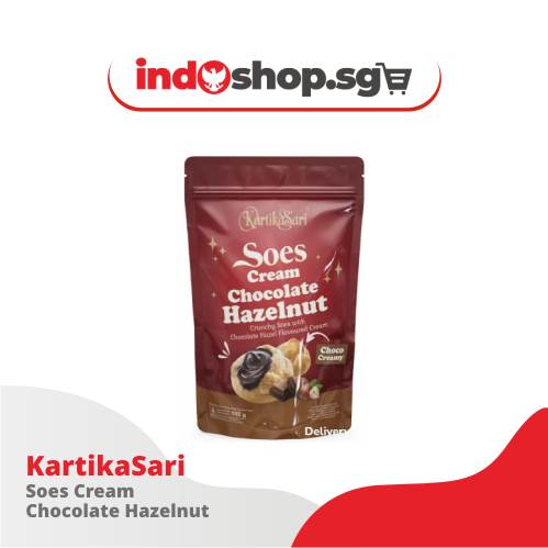 Soes Coklat Kartika Toast | Chocolate Choux Pastry Cream Puffs