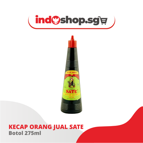 Kecap Manis Orang Jual Sate | Dark Soy Sauce | Black Soy Sauce | Refill 525ml | Botol 135ml | Botol 275ml
