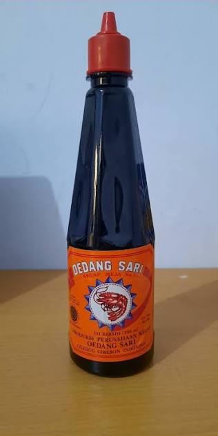 Black Sauce | Kecap Oedang Sari Manis Sedang  Botol 290ml | Udang Sari