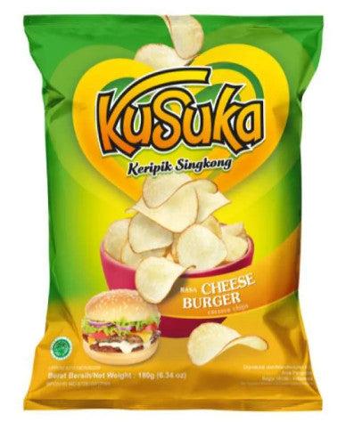 Cassava Tapioca Chips | Kusuka Keripik Singkong 180 gram