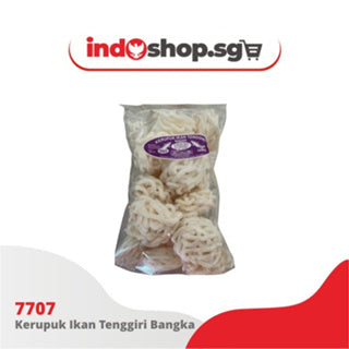 KERUPUK IKAN TENGGIRI BANGKA 7707 / FISH CRACKERS FROM BANGKA / TASTY / INDOSHOP