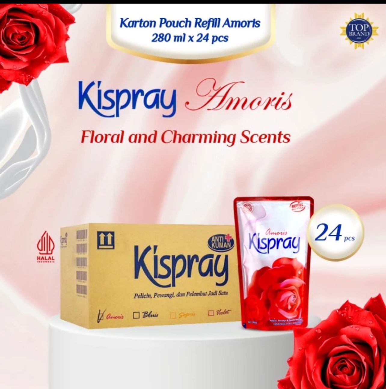 KISPRAY REFILL POUCH KARTON 24 PCS