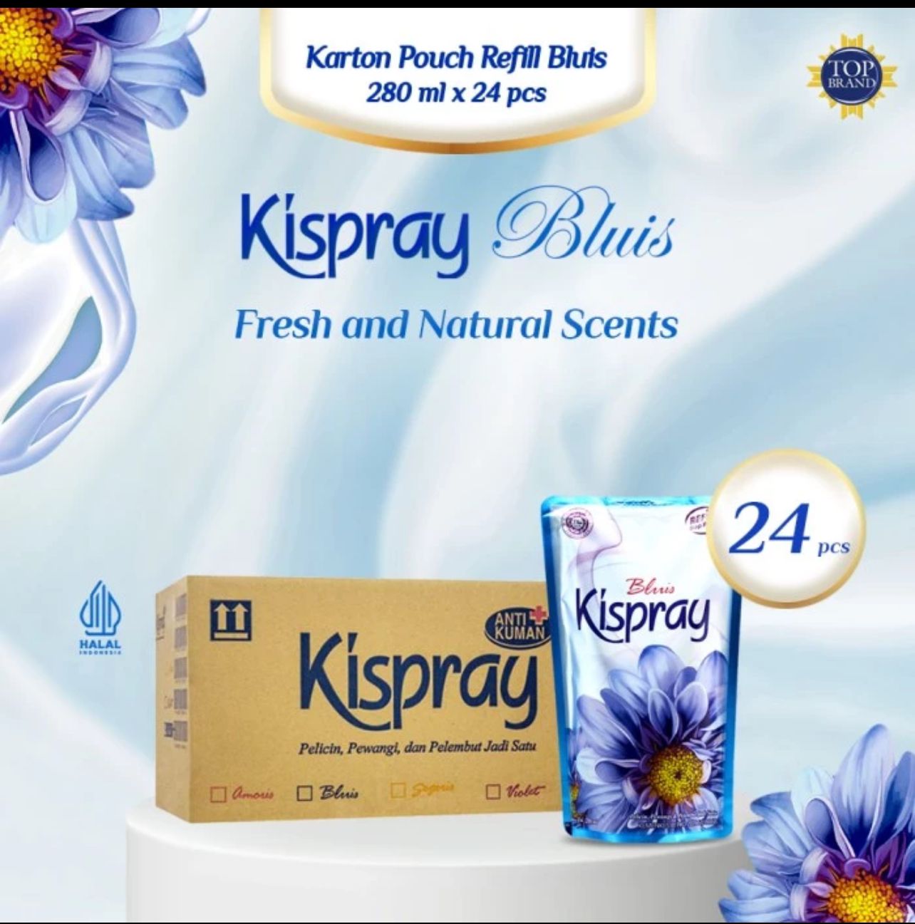 KISPRAY REFILL POUCH KARTON 24 PCS