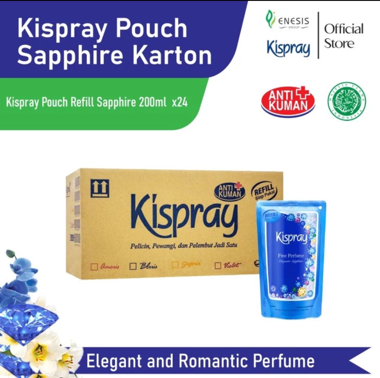 KISPRAY REFILL POUCH KARTON 24 PCS