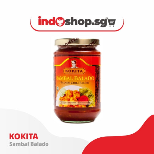 Balado Chili Ready to eat | Kokita Sambal Balado - Glass Jar (350g)