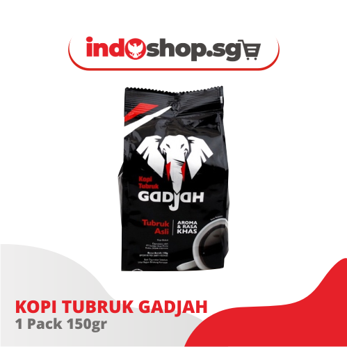 Kopi Tubruk Gadjah Aroma dan Rasa Khas | Elephant/Gadjah Black Coffee