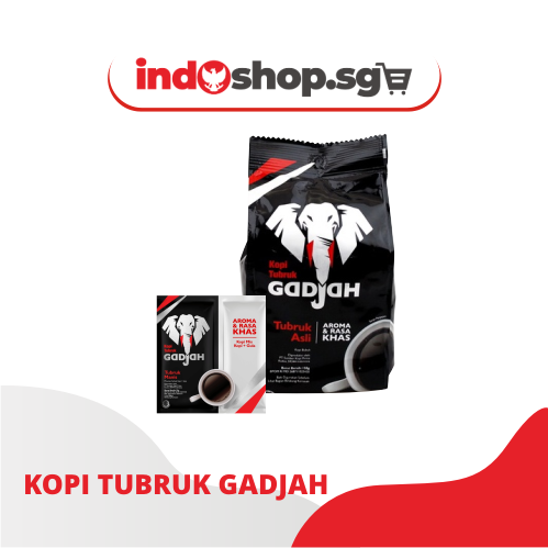 Kopi Tubruk Gadjah Aroma dan Rasa Khas | Elephant/Gadjah Black Coffee