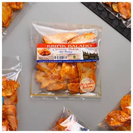 Crispy Cassava Chips | Kripik Balado | Sanjai Balado Christine Hakim 250 gr | Keripik Balado