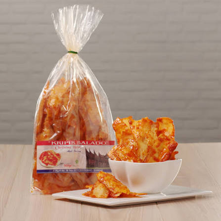 Crispy Cassava Chips | Kripik Balado | Sanjai Balado Christine Hakim 500 gr