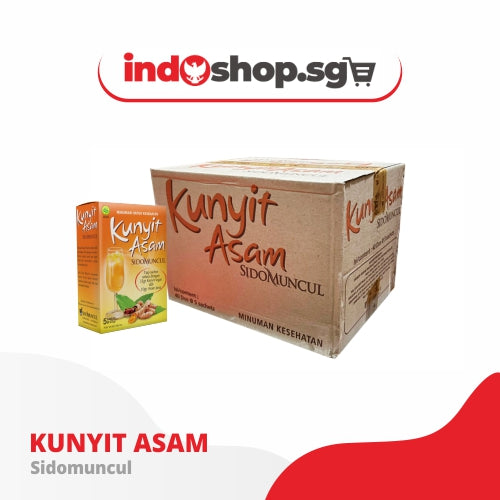 WHOLESALE Sido Muncul Kunyit Asam | Kunyit Asam Sirih | Kunyit Asam Fiber - 1 Carton