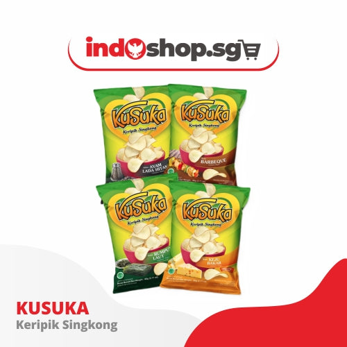 Cassava Tapioca Chips | Kusuka Keripik Singkong 180 gram