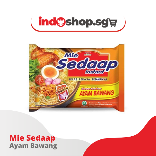 “Sedaap Instant Noodle Variety Pack – 10-pcs Mix (Ayam Bawang, Goreng, Singapore Laksa, Ayam Spesial, Korean Spicy)”