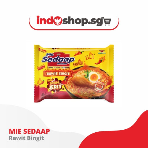 Sedaap Instant Noodle Variety Pack – 10-pcs Mix (Ayam Bawang, Goreng, Singapore Laksa, Ayam Spesial, Korean Spicy)