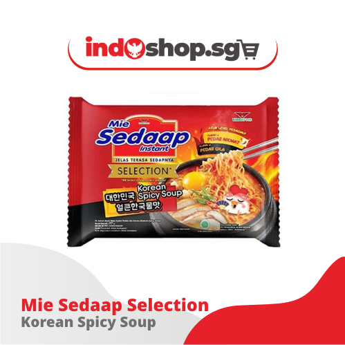 “Sedaap Instant Noodle Variety Pack – 10-pcs Mix (Ayam Bawang, Goreng, Singapore Laksa, Ayam Spesial, Korean Spicy)”