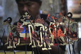Traditional Indonesian Shadow Puppets | Miniatur Pagelaran Wayang Kulit berat 650 gram