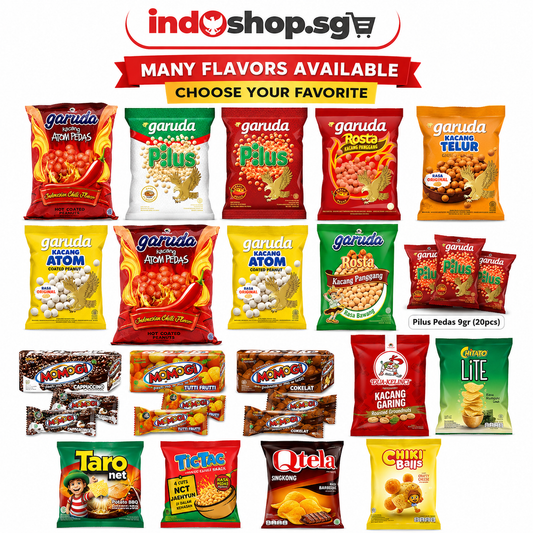 Mix Snack Qtela | TicTac | Taro | Chiki | French Fries | Momogi | Dua Kelinci | Garuda