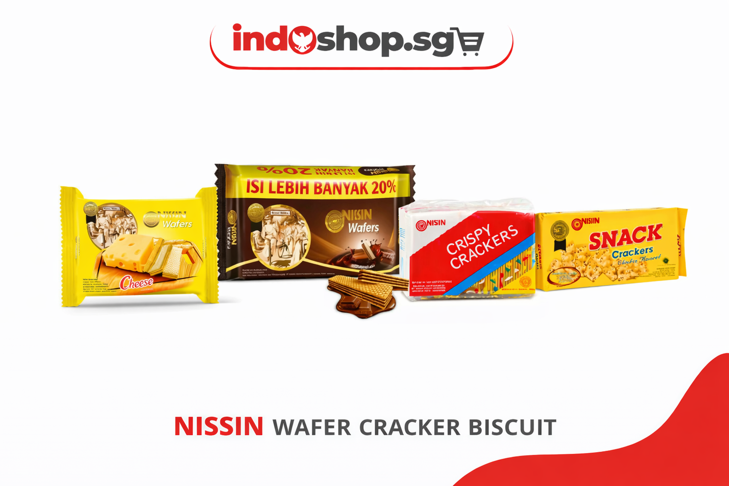 Nissin Biscut Crackers Wafer Chocolate Cheese