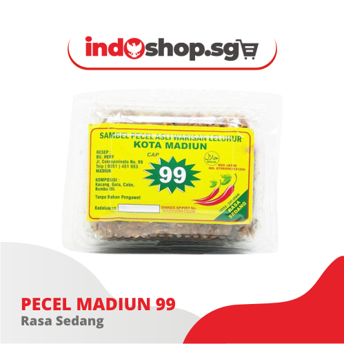 Sambel Pecel 99 Madiun | Bumbu Kacang Instant | Peanut Paste | Sambal Pecel | Peanut Sauce
