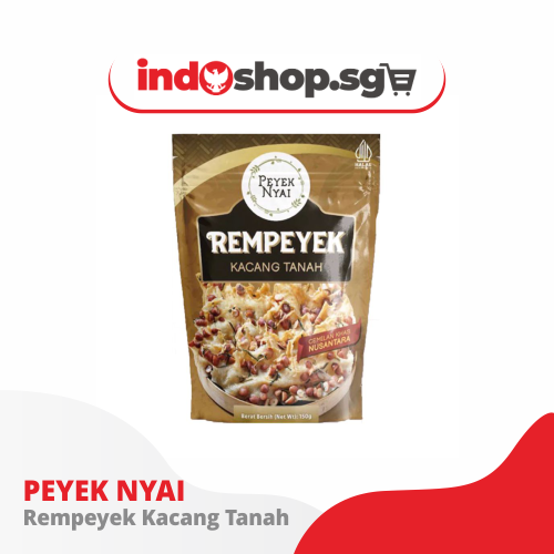 Peyek Nyai Rempeyek Snack █▓▒ 🥜 Peanut Crackers | 🌶️ Anchovy Chili Crisps | Indonesian Traditional Snack