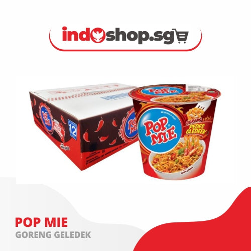 WHOLESALE Pop Mie Cup Bundle of 12 x @75GR | 1 Carton Mix Flavors |  Instant Noodle
