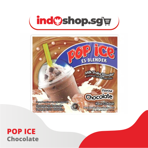 Milk Ice Powder | Pop Ice Avocado, Mango, Cappuccino, Strawberry & Vanilla Blue 1 renteng 10 pcs