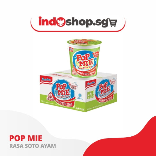 WHOLESALE Pop Mie Cup Bundle of 24x 75GR | 1 Carton Mix Flavors | Instant Noodle