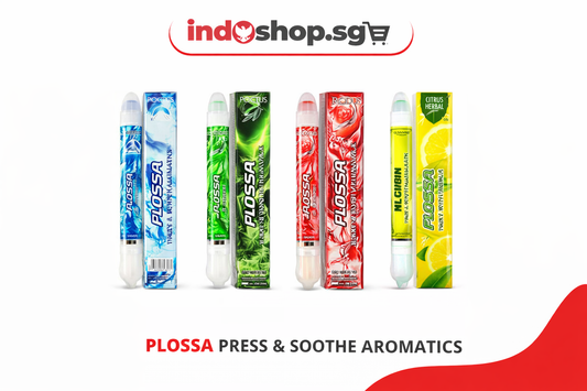 ✦ PLOSSA Press & Soothe Aromatics ✦ 4-in-1 Aromatherapy Oil | Inhaler • Roll On • Massage • Scraper | Eucalyptus • Blue Mountain • Red Hot • Citrus