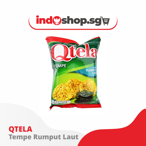 Qtela Tempe 55gr | Tempeh Snack | Soybean Chip Healthy Snack #indoshop#