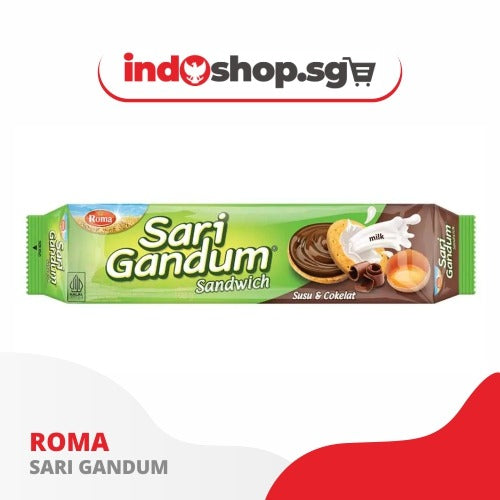 Roma Sari Gandum Sandwich Chocolate bundle of 2 pcs