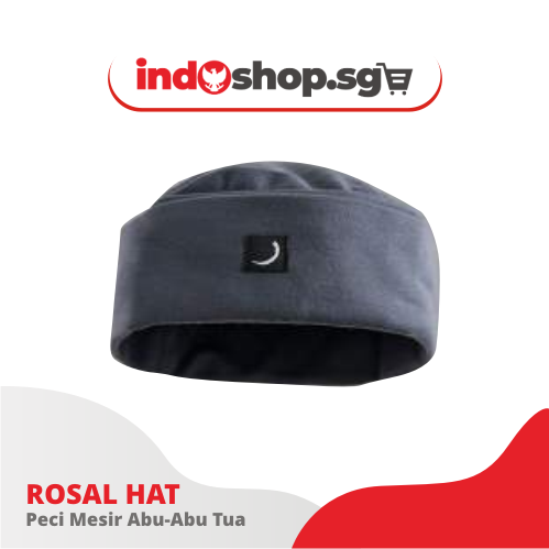 Hajj Cap | PRIA Afghan Cap - Rosal Hat Cap - Men | Rosal Peci Lipat Mesir Rosalhat Peci Sholat Kopiah