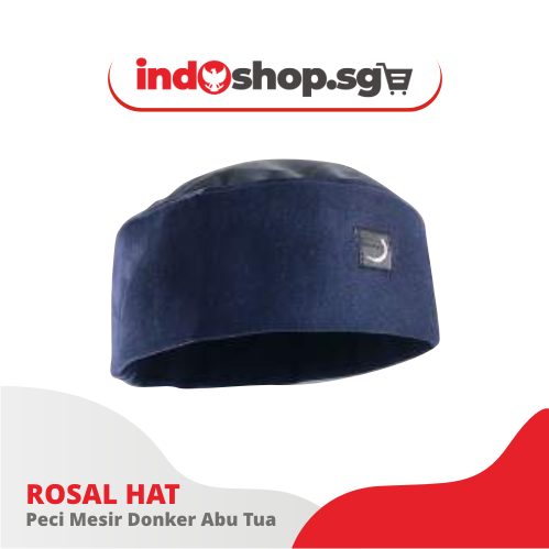 Hajj Cap | PRIA Afghan Cap - Rosal Hat Cap - Men | Rosal Peci Lipat Mesir Rosalhat Peci Sholat Kopiah